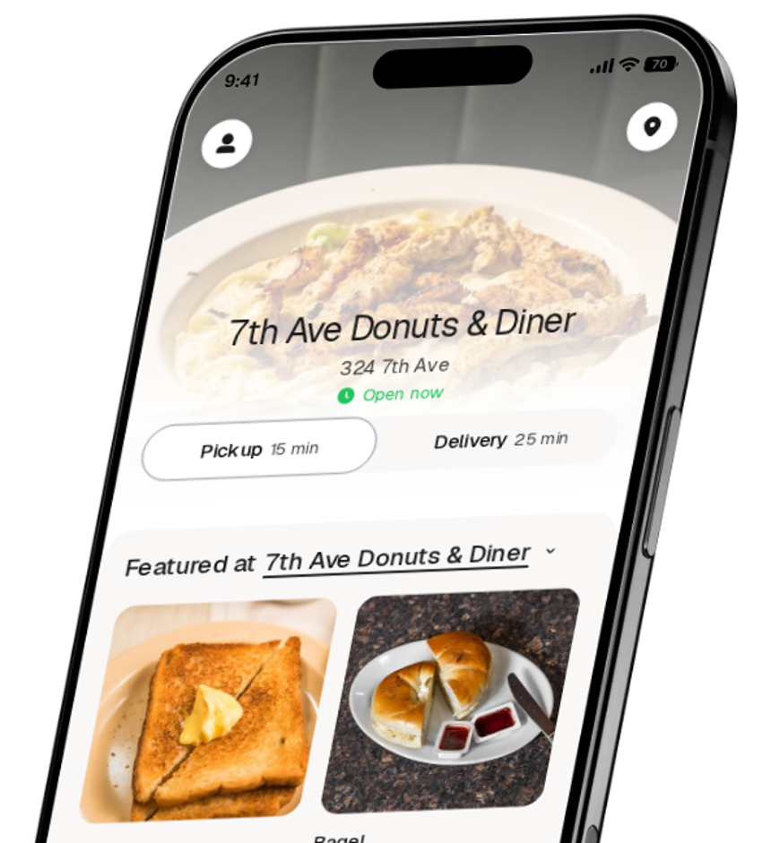 7th Ave Donuts & Diner app preview