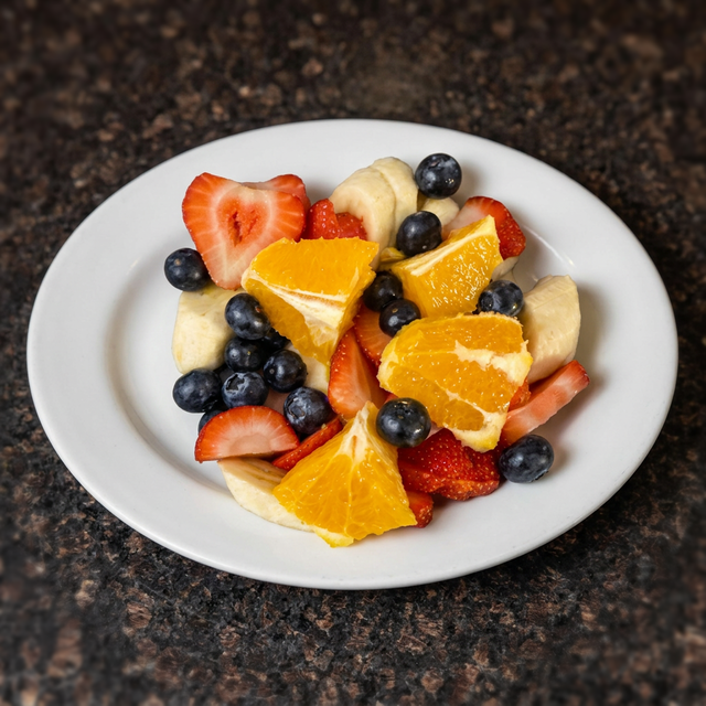 Bowl of fruit.