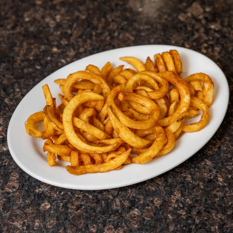 Delicious Curly Fries Await